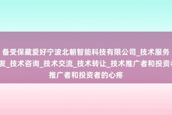 备受保藏爱好宁波北朝智能科技有限公司_技术服务_技术开发_技术咨询_技术交流_技术转让_技术推广者和投资者的心疼